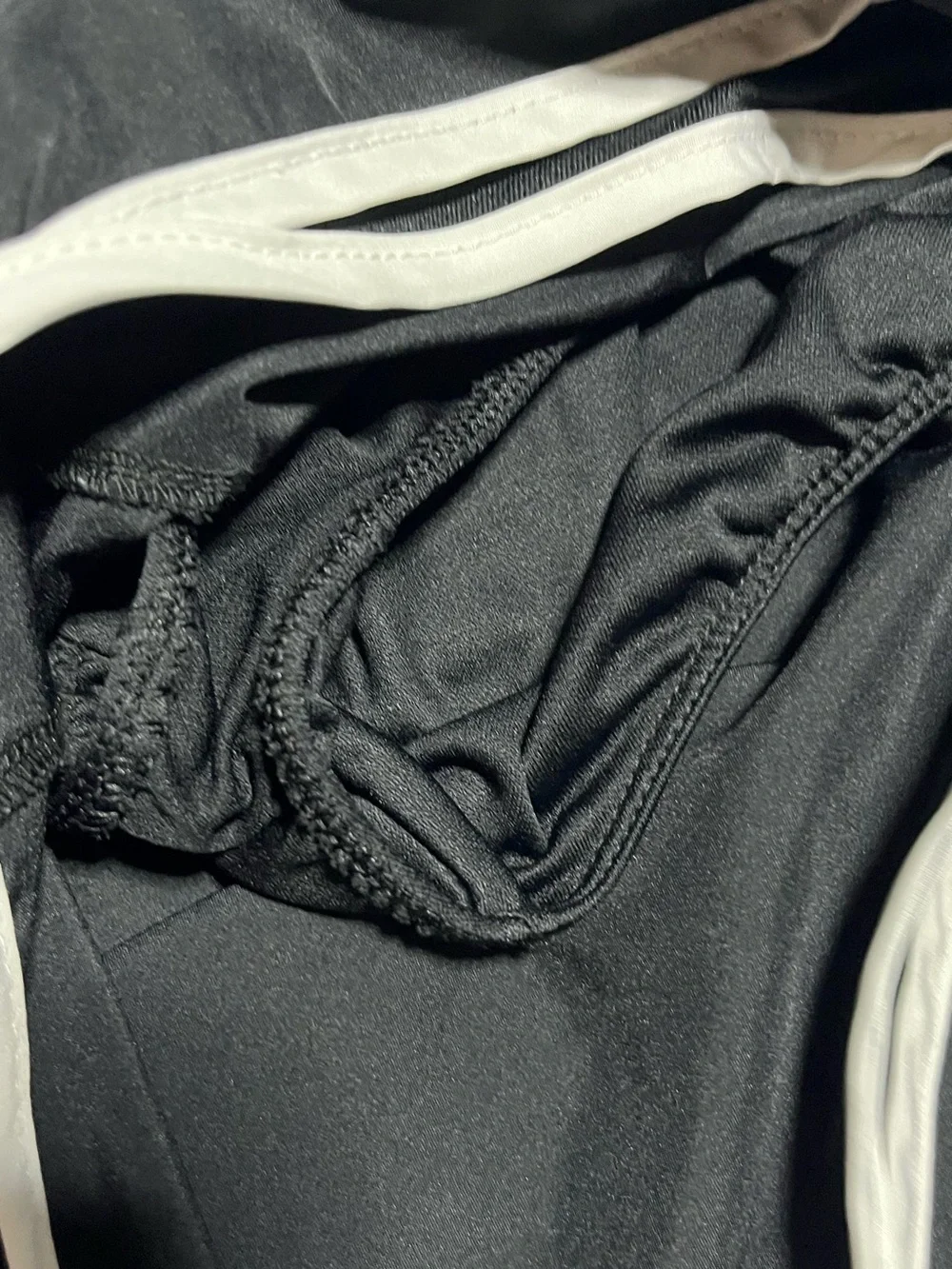 Nike Dri-FIT Tempo Women's Running Shorts Black White Lined XS